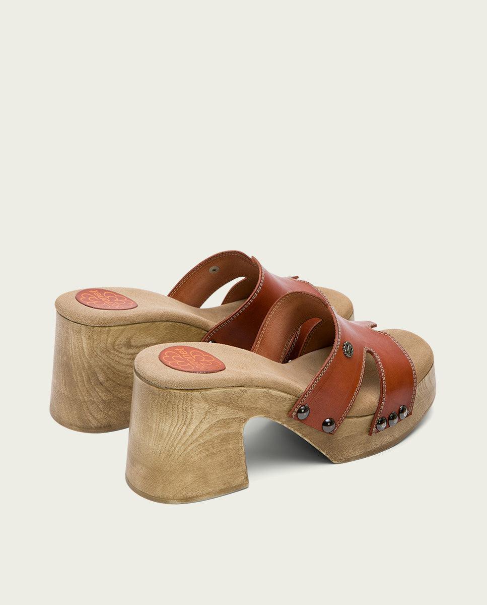 porronet SANDALIA TACON MEDIO PIEL CUERO MERYL Oferta exclusiva