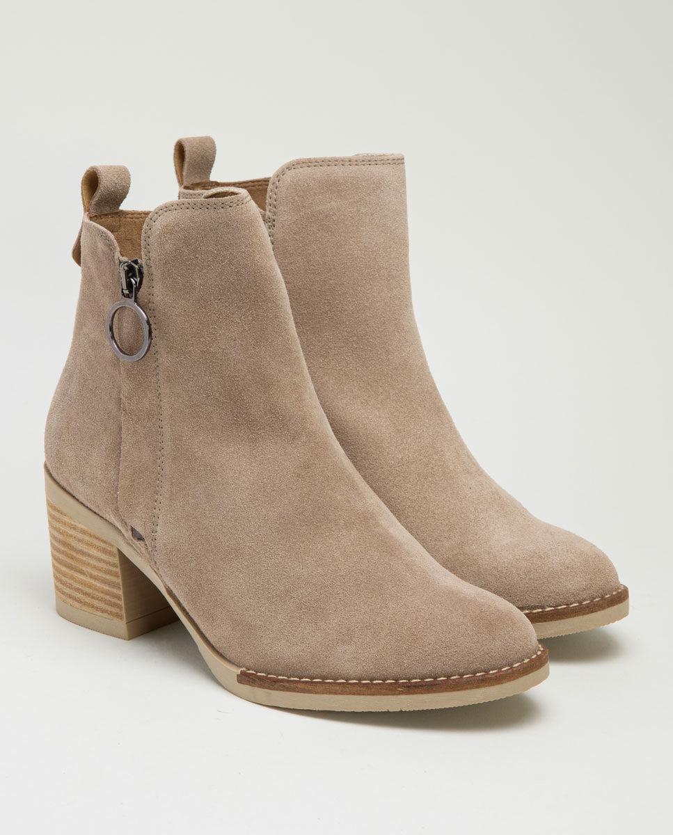 porronet BOTINES DE TACÓN ARENA CREMALLERA NERY Ofertas