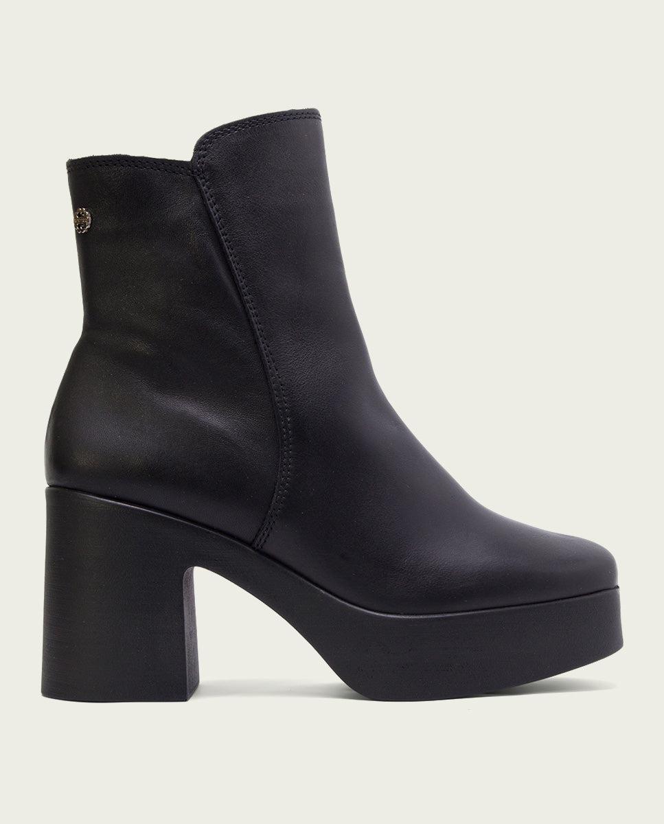 porronet BOTINES DE TACÓN NEGRO CON CREMALLERA LIA Venta caliente