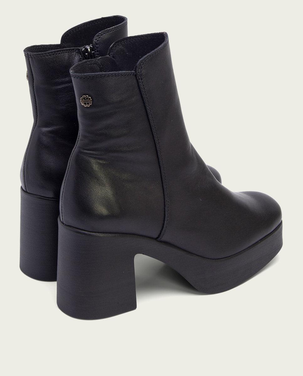 porronet BOTINES DE TACÓN NEGRO CON CREMALLERA LIA Venta caliente