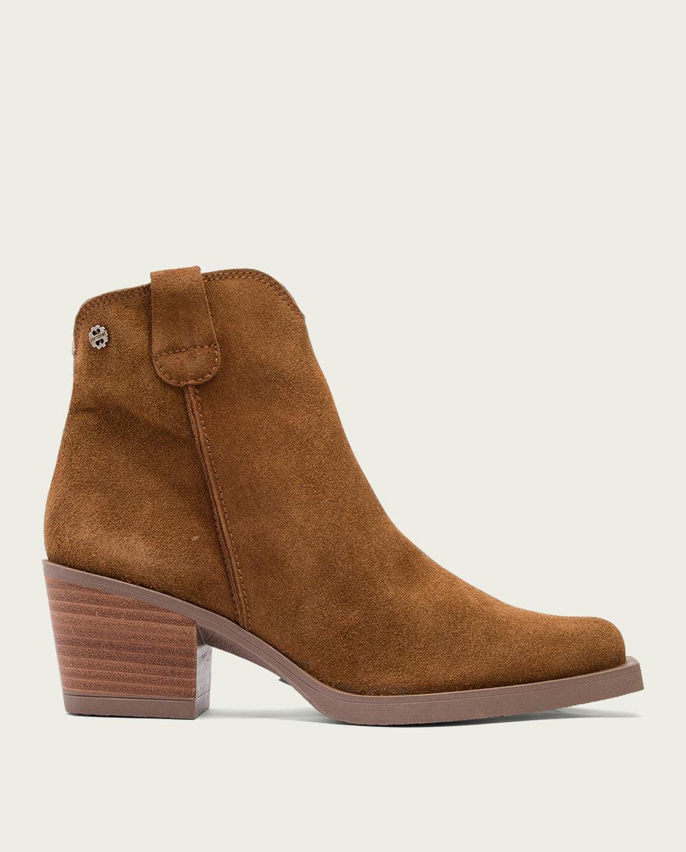 porronet BOTINES COWBOY CUERO CON CREMALLERA JARA En oferta