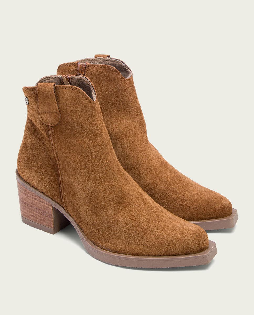 porronet BOTINES COWBOY CUERO CON CREMALLERA JARA En oferta