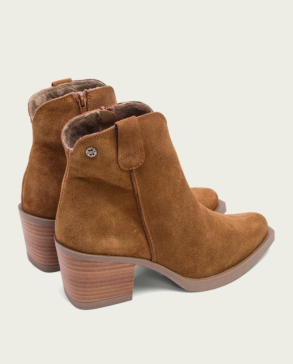 porronet BOTINES COWBOY CUERO CON CREMALLERA JARA En oferta