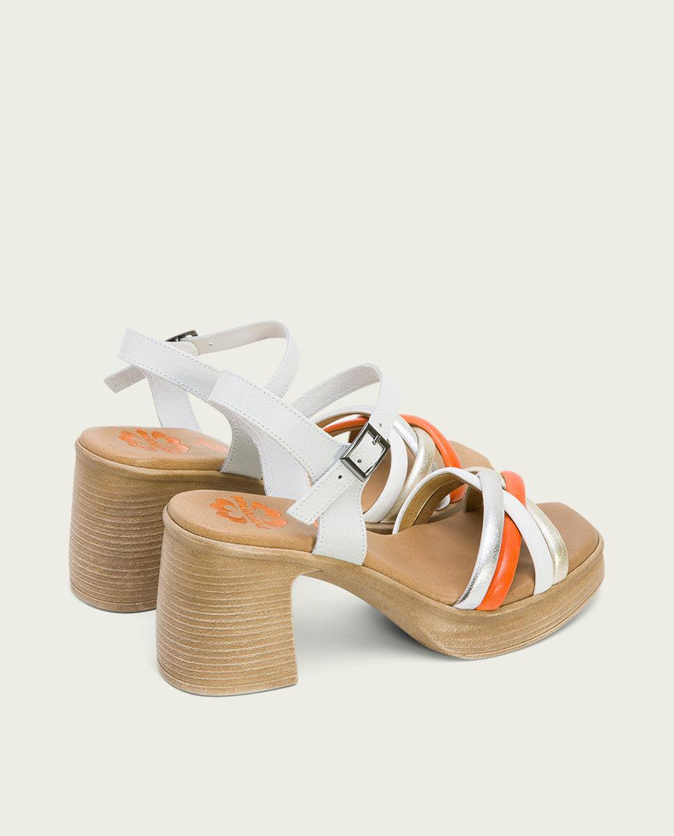 porronet SANDALIA TACON PIEL BLANCO IBBIE Grandes descuentos