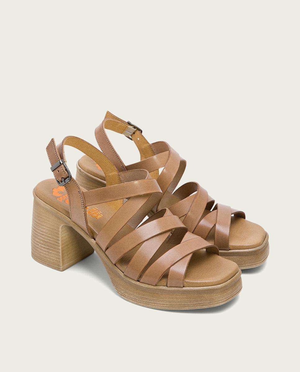 porronet SANDALIA TACON PIEL TAUPE ILA Descuentos del mes