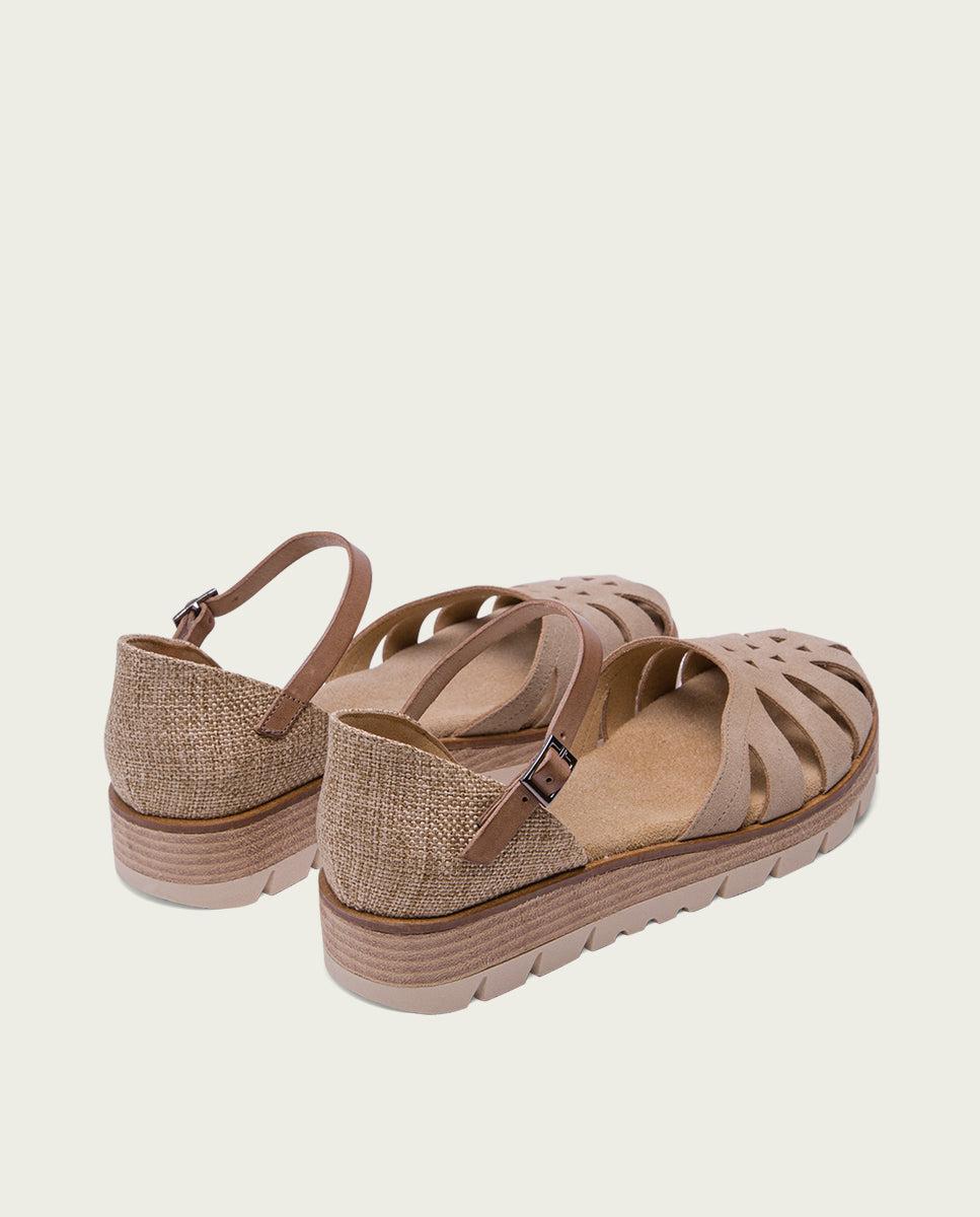 porronet SANDALIA DE SERRAJE ARENA BIANCA Outlet online