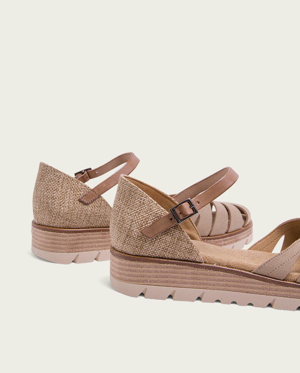 porronet SANDALIA DE SERRAJE ARENA BIANCA Outlet online