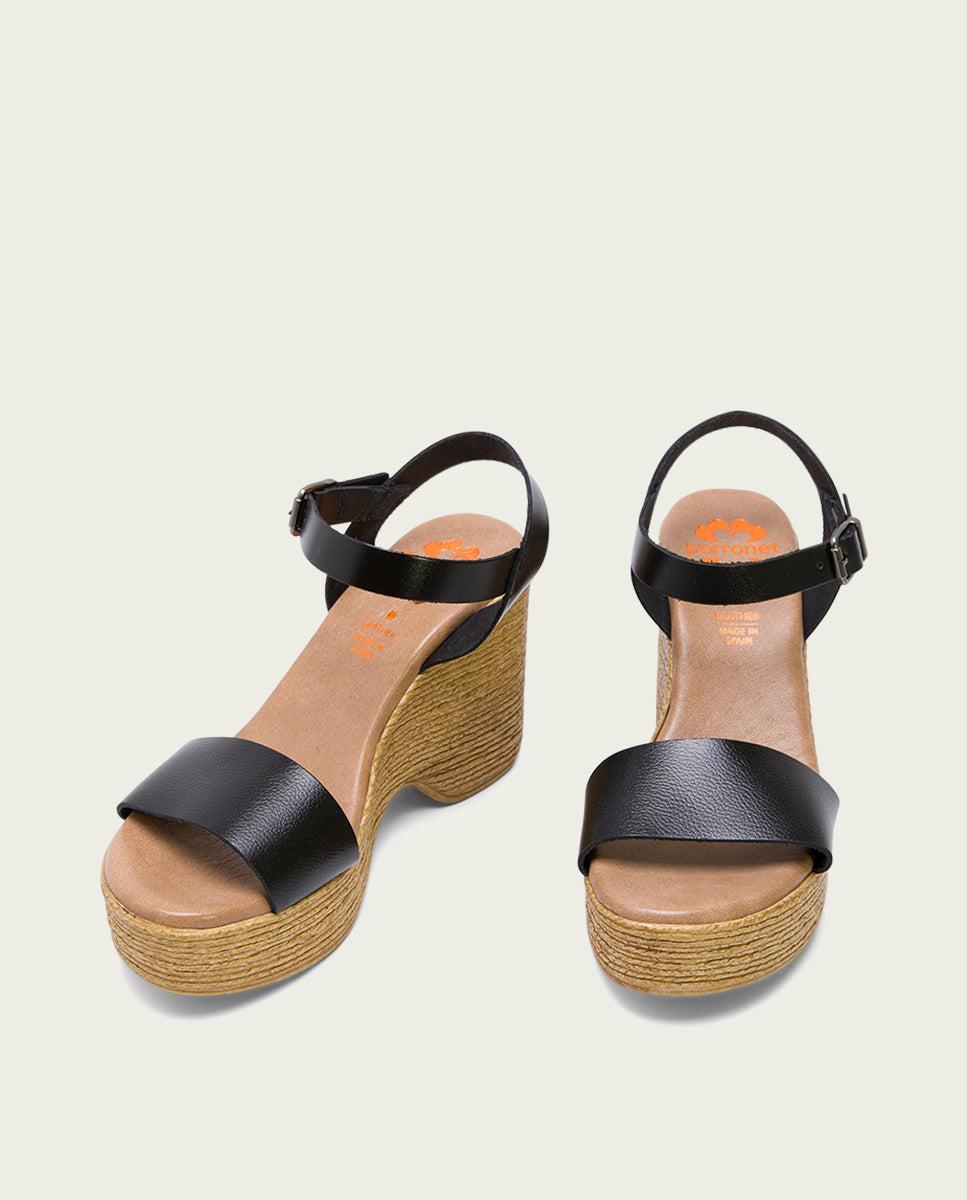 porronet SANDALIA TACON ALTO NEGRO MICHELE Ventas relámpago