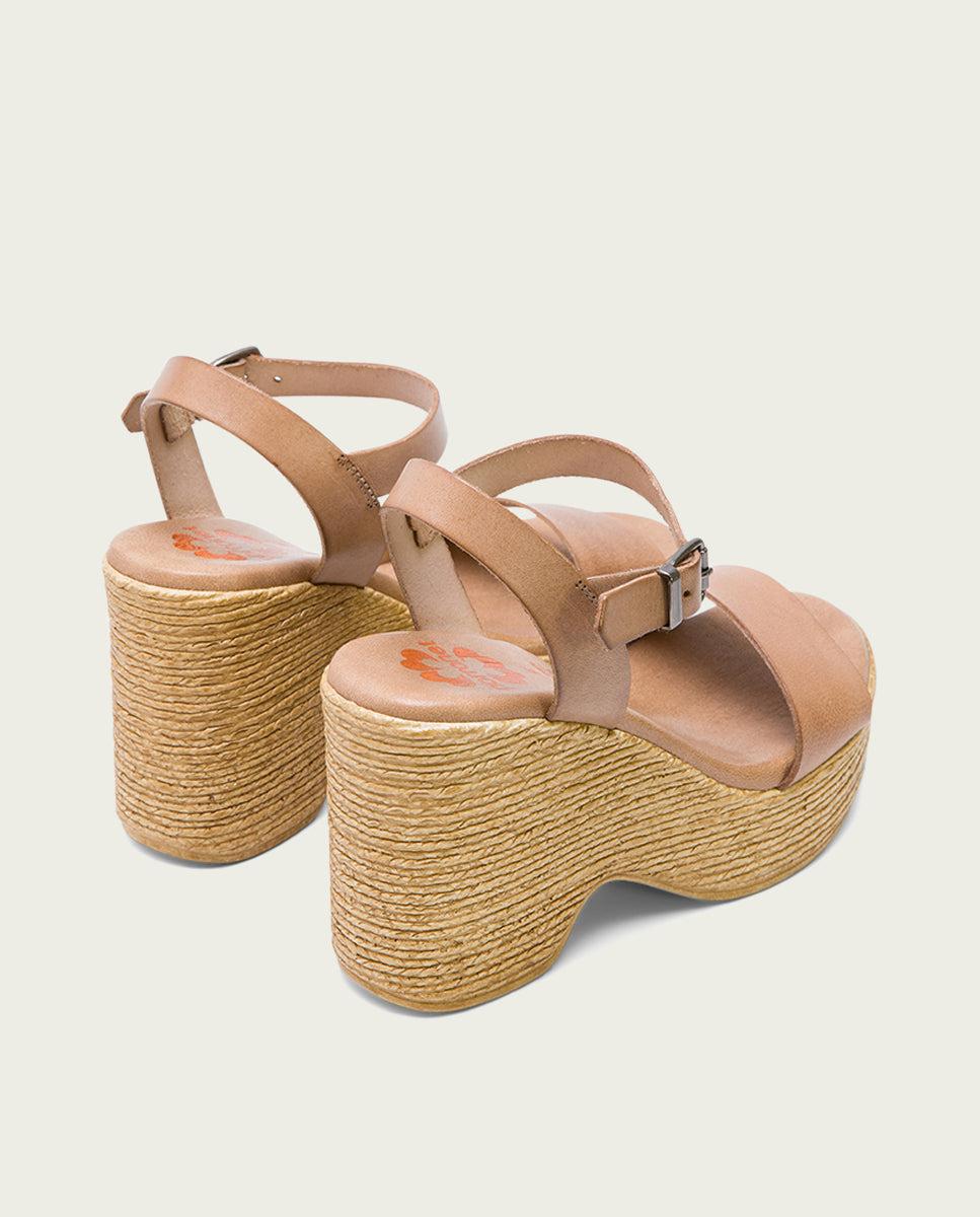 porronet SANDALIA TACON ALTO TAUPE MICHELE Descuento