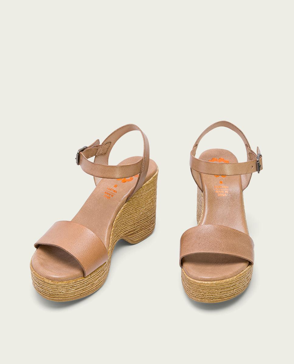 porronet SANDALIA TACON ALTO TAUPE MICHELE Descuento