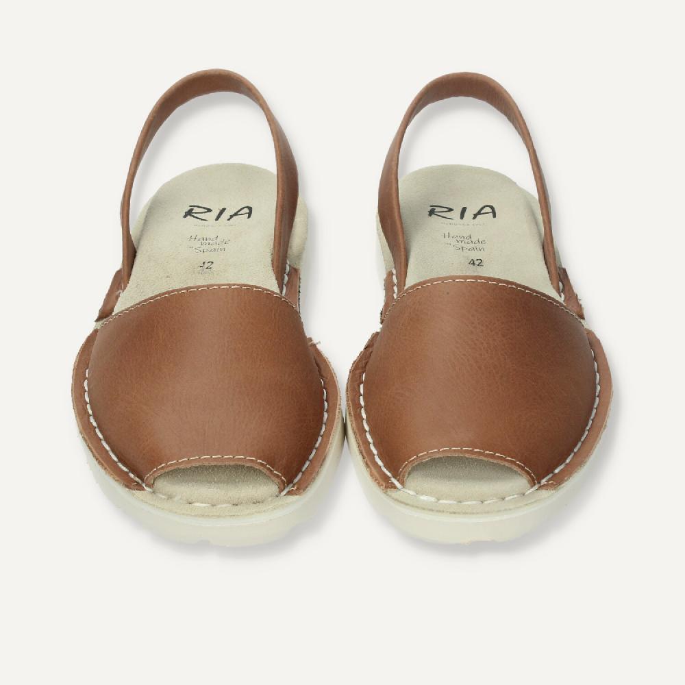 Ria Menorca Menorquina hombre Acolchada Cuero Oferta especial
