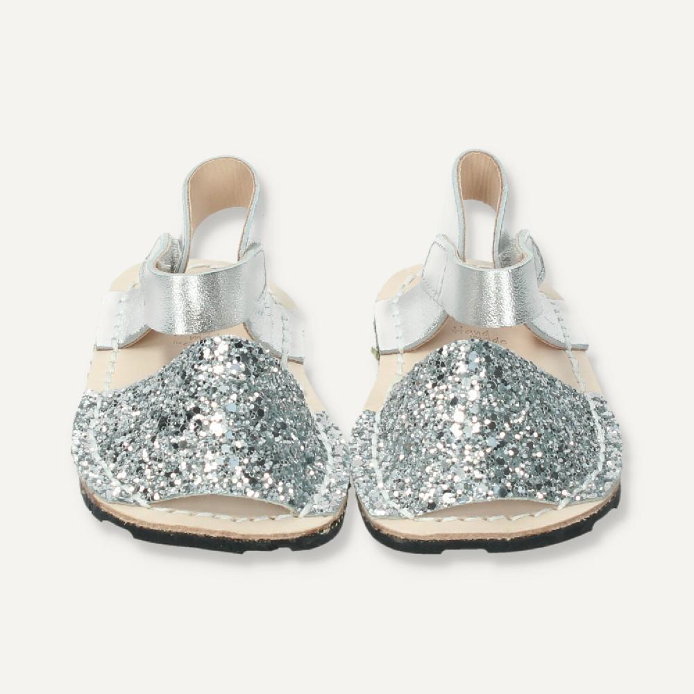 Ria Menorca Menorquina Minimalista Respetuosa Glitter Plata Venta caliente