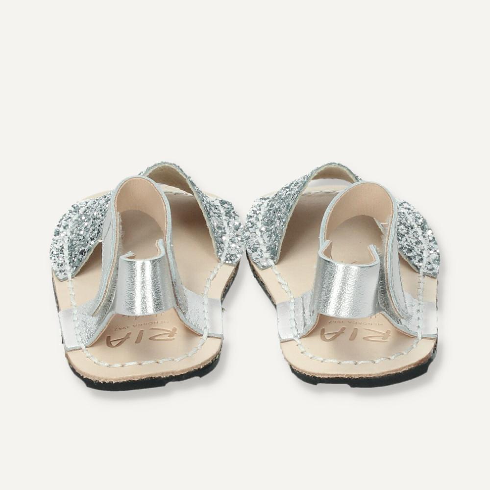 Ria Menorca Menorquina Minimalista Respetuosa Glitter Plata Venta caliente