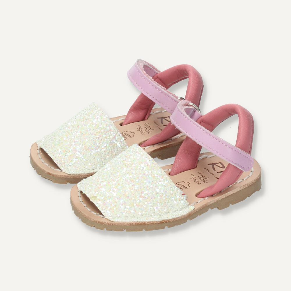 Ria Menorca Menorquina atada Cerdeña Glitter Blanco Los más vendidos