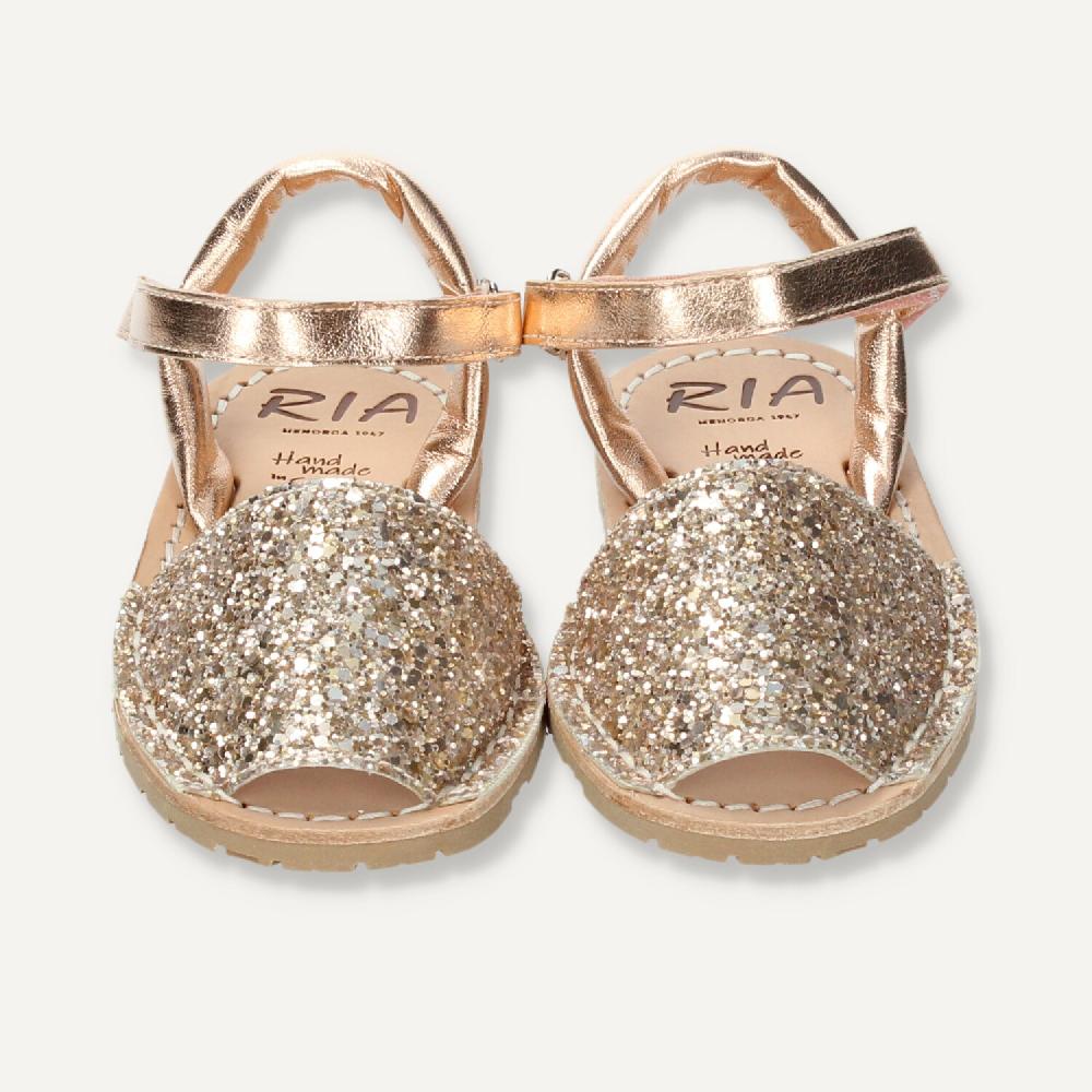 Ria Menorca Menorquina atada Marbella Glitter Peach Liquidación
