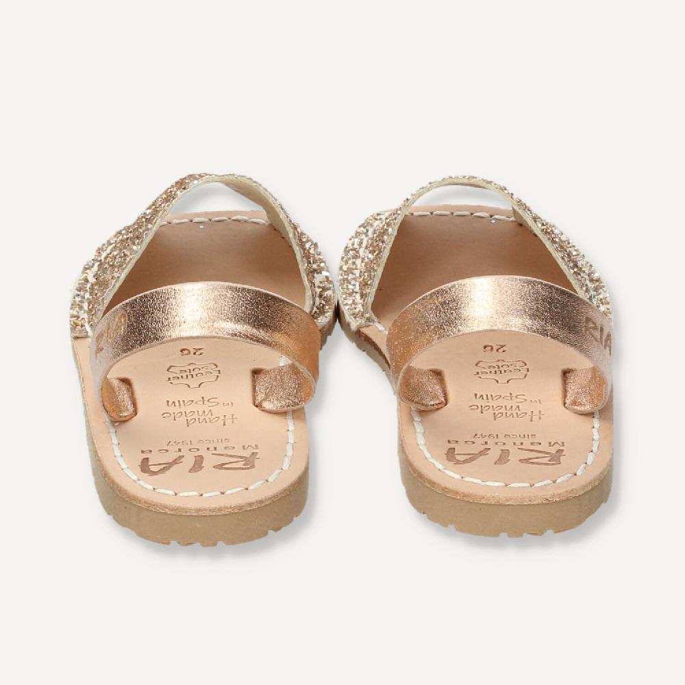 Ria Menorca Menorquina niña Marbella Glitter Peach Mejor oferta