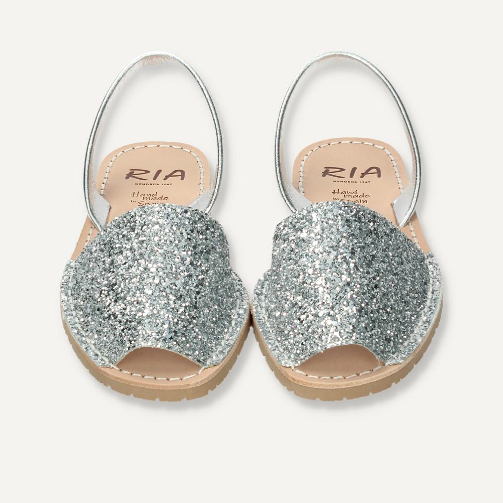 Ria Menorca Menorquina mujer Marbella Glitter Plata Último día