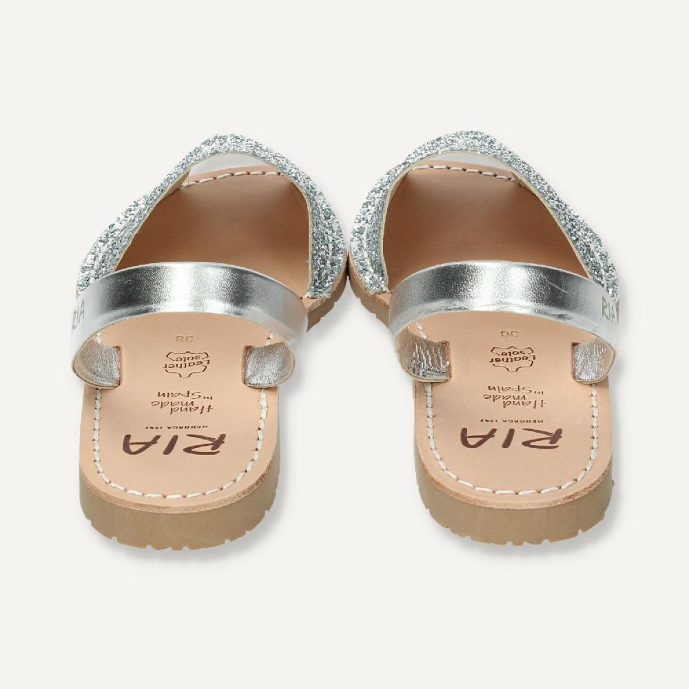 Ria Menorca Menorquina mujer Marbella Glitter Plata Último día