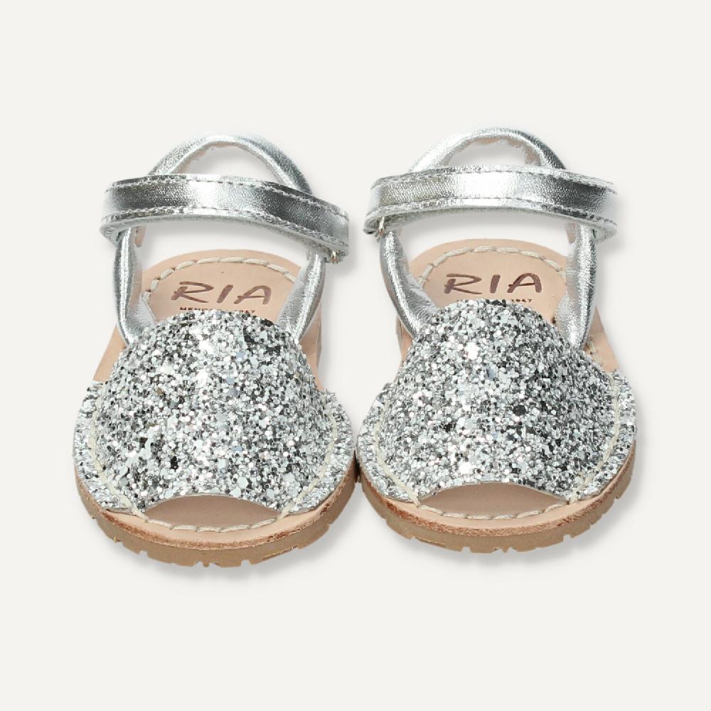 Ria Menorca Menorquina atada Marbella Glitter Plata Limitado a 3 días