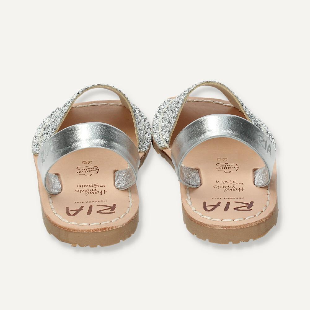 Ria Menorca Menorquina niña Marbella Glitter Plata Ahorra y exporta
