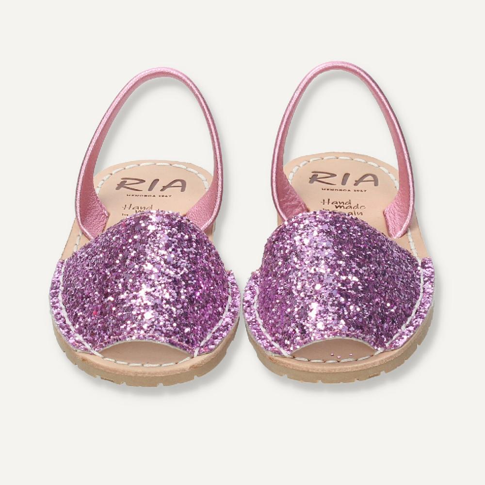 Ria Menorca Menorquina niña Marbella Glitter Rosa Descuentos del mes