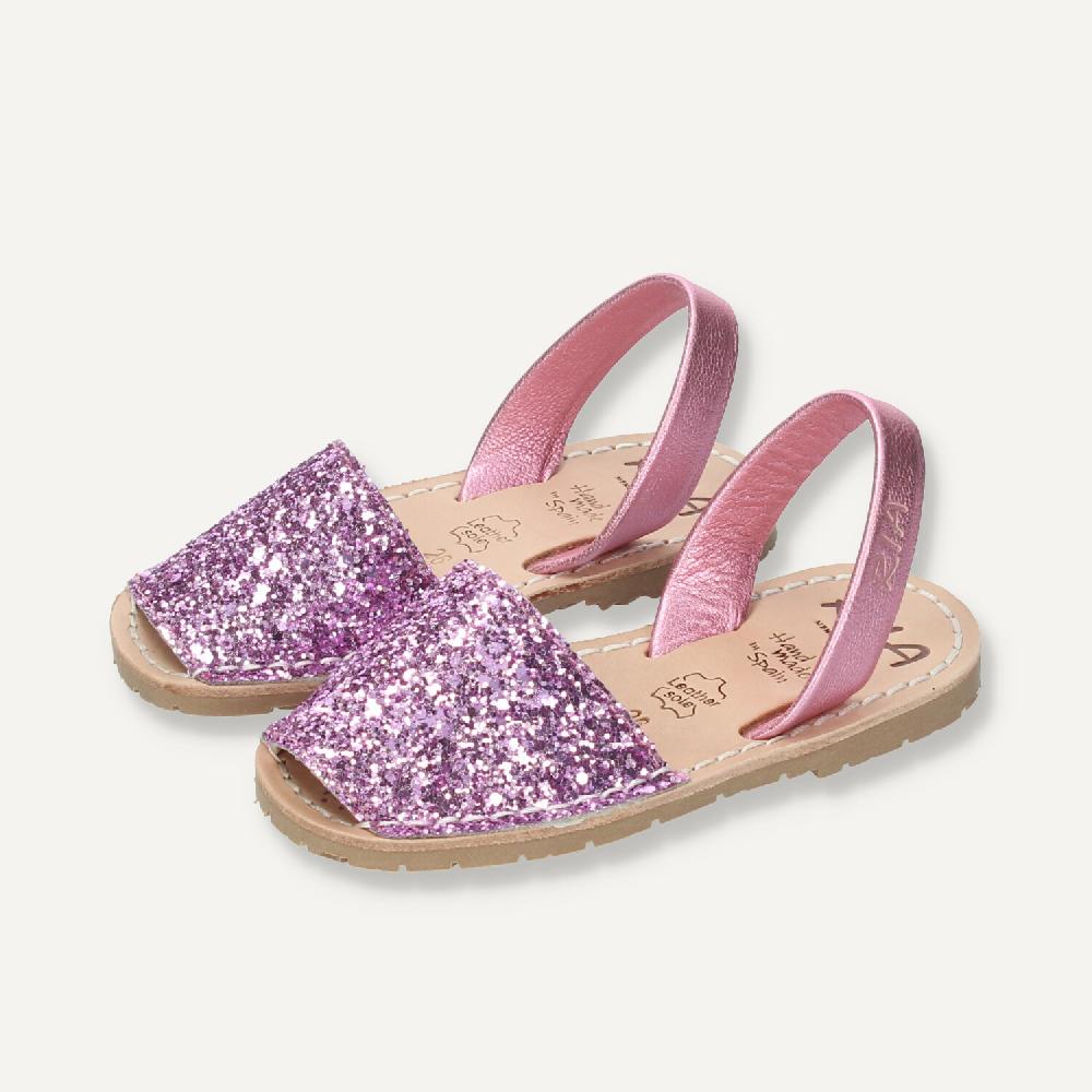 Ria Menorca Menorquina niña Marbella Glitter Rosa Descuentos del mes