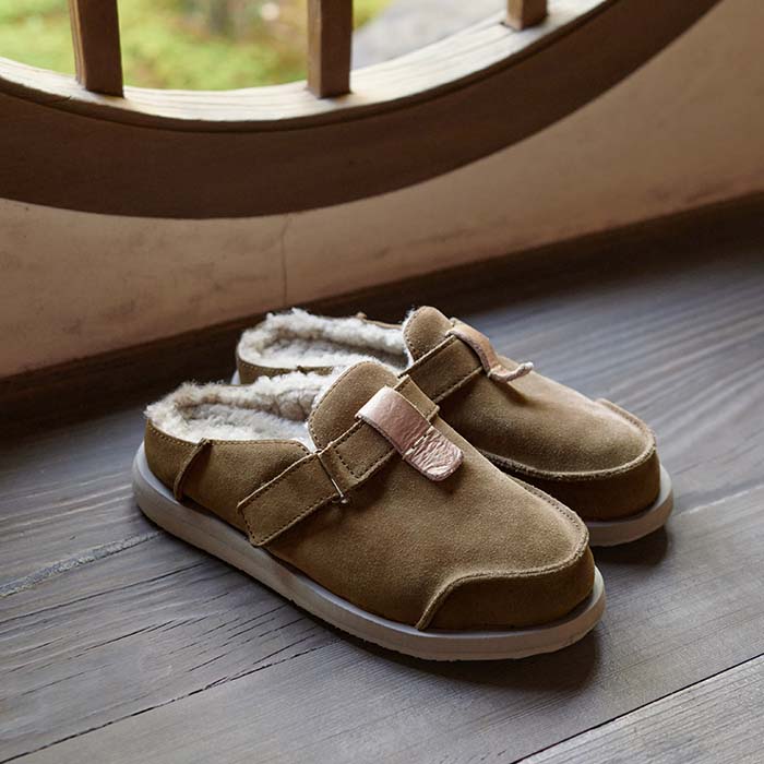 satorisan Uwabaki Clog Strap Suede Envío internacional gratuito