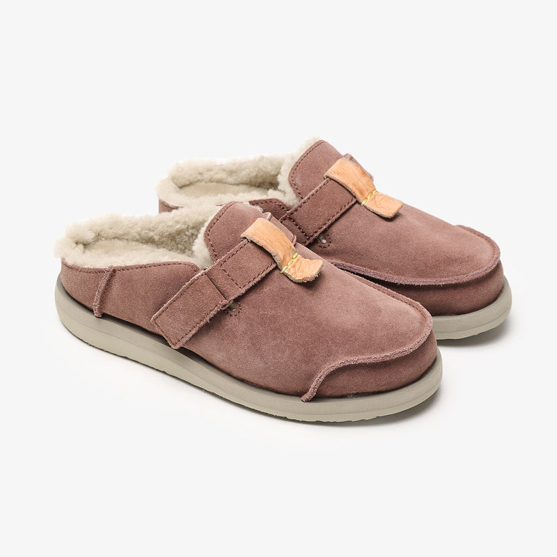 satorisan Uwabaki Clog Strap Suede Precio de fábrica