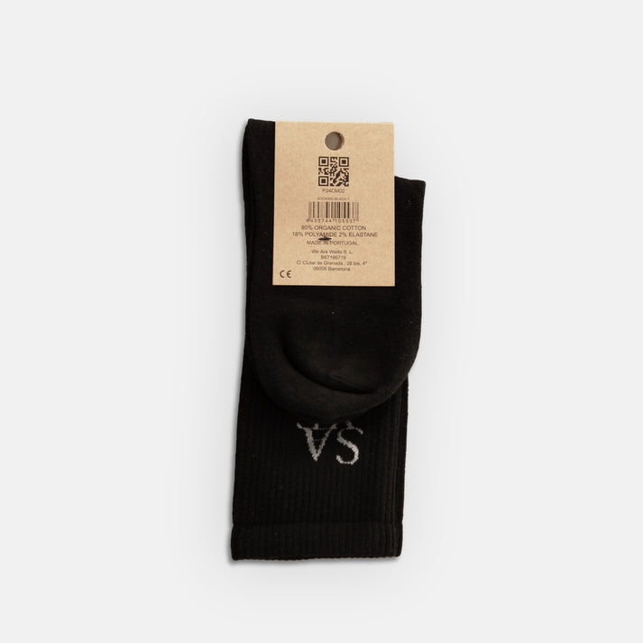 saye Crew Everyday Socks - Black Superdescuento