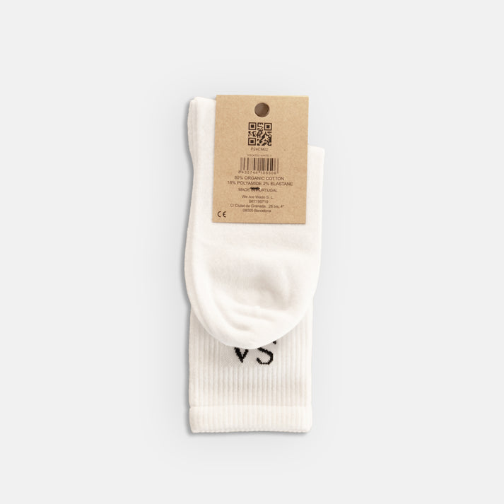saye Crew Everyday Socks - White Tienda de fábrica