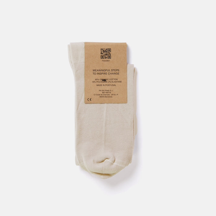 saye Mid-crew Everyday Socks - Almond Limitado a 3 días