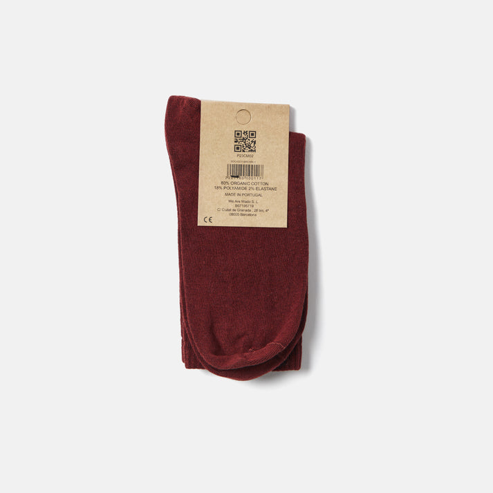saye Mid-crew Everyday Socks - Garnet Precios de Black Friday
