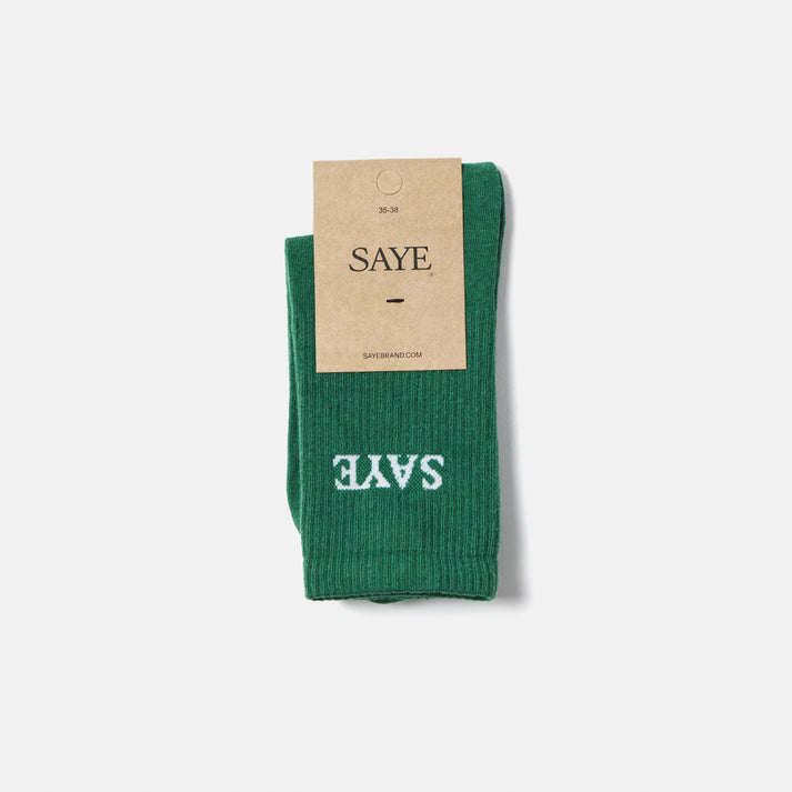 saye Mid-crew Everyday Socks - Pine Rebajas baratas