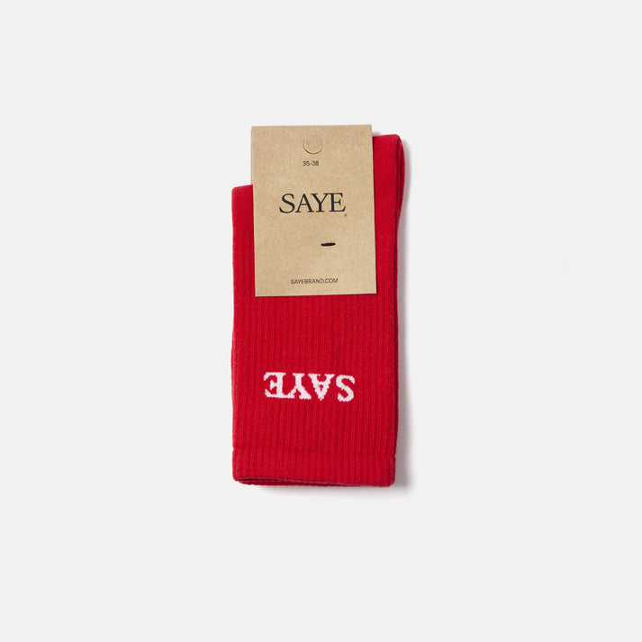 saye Mid-crew Everyday Socks - Cherry Rebajas de fábrica
