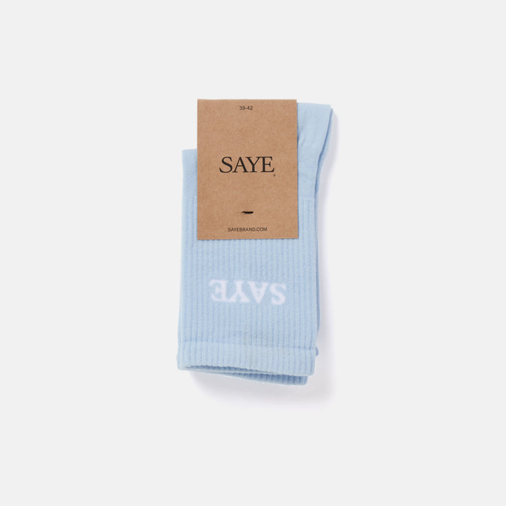 saye Mid-crew Everyday Socks - Sky Los más vendidos