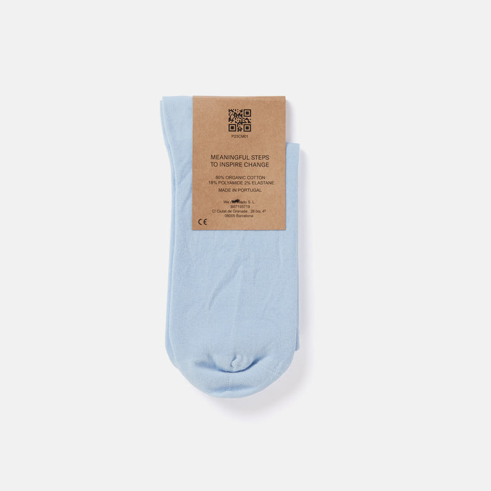 saye Mid-crew Everyday Socks - Sky Los más vendidos