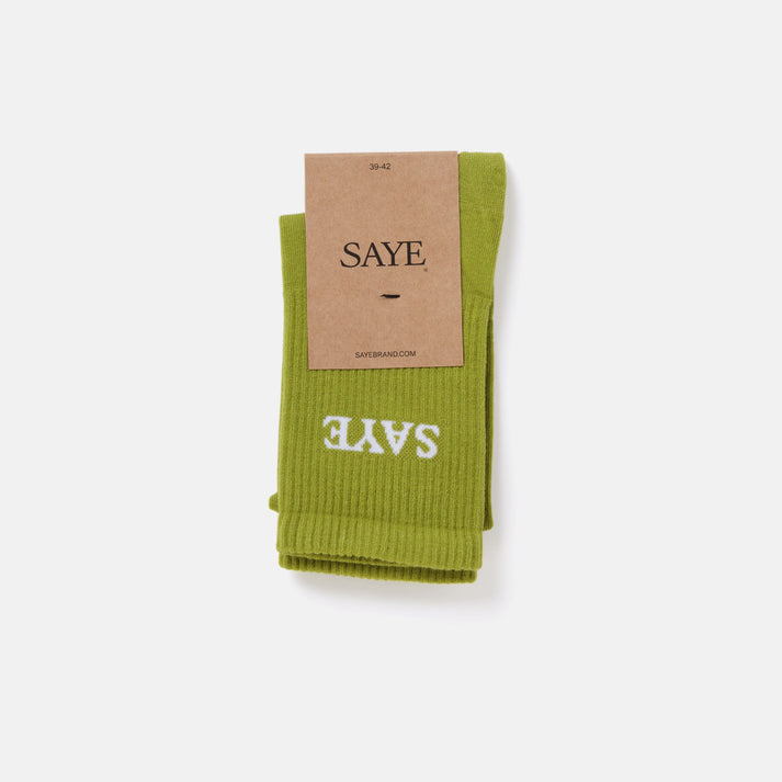 saye Mid-crew Everyday Socks - Jungle Green Tienda