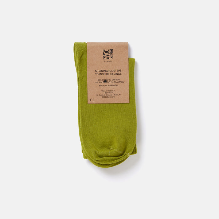 saye Mid-crew Everyday Socks - Jungle Green Tienda