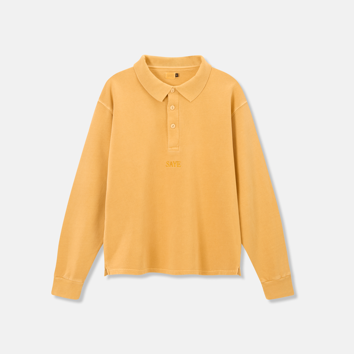 saye Sweatshirt Polo Mustard Grandes ahorros