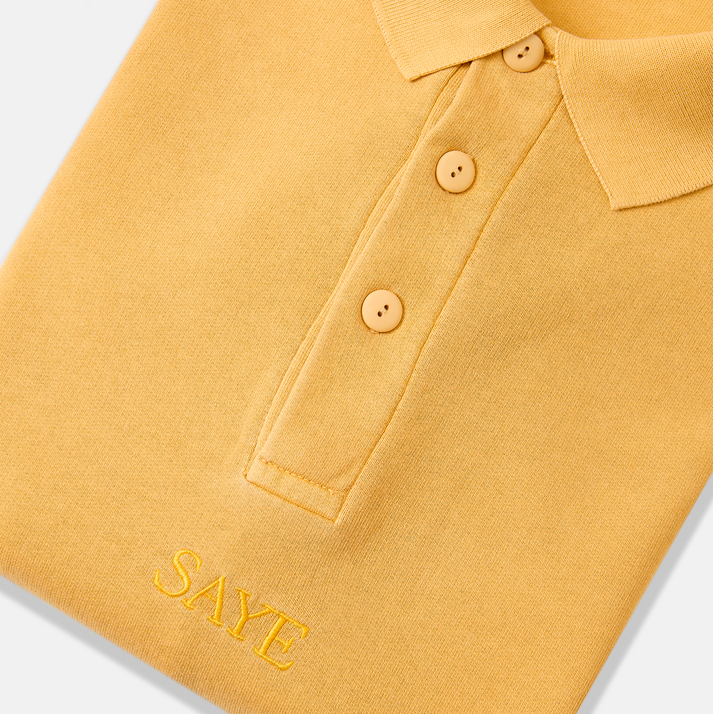 saye Sweatshirt Polo Mustard Grandes ahorros