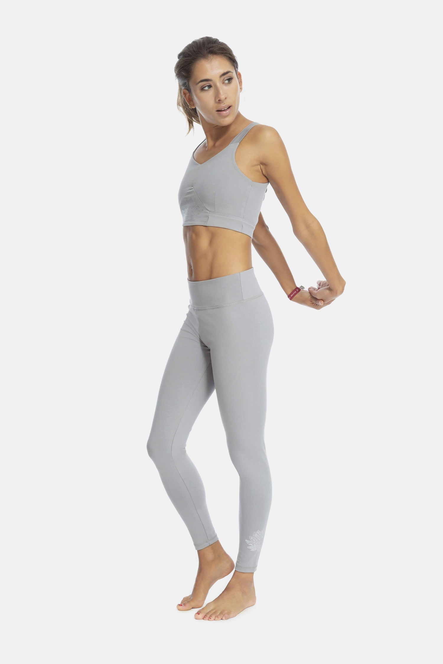 shambhala barcelona Legging Flow Gris Superdescuento