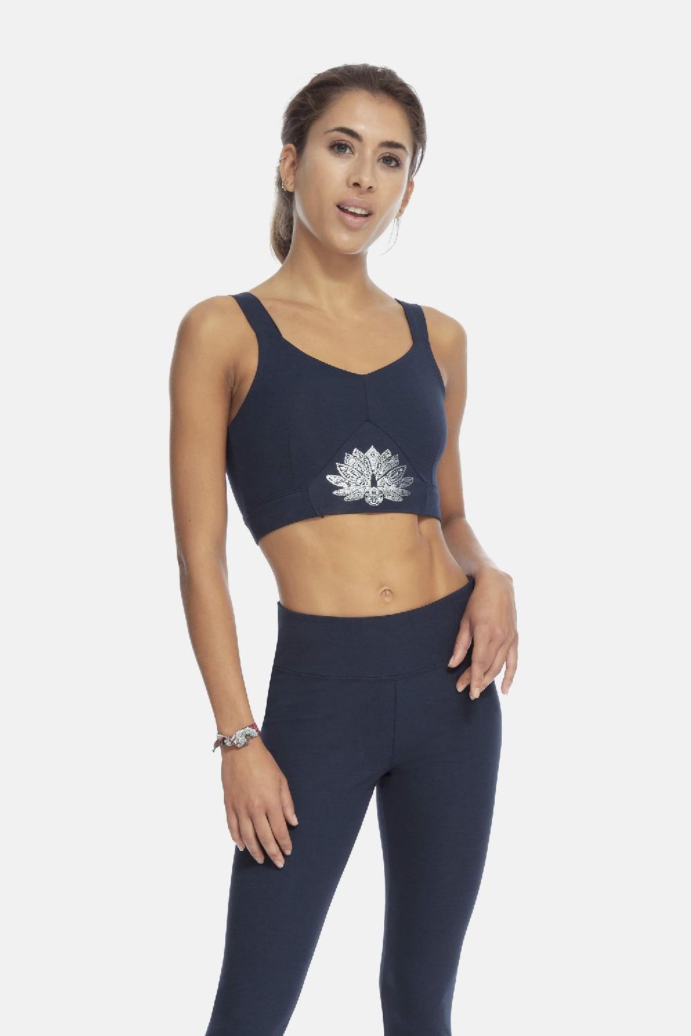 shambhala barcelona Bra Flow Azul Marino Tienda de fábrica