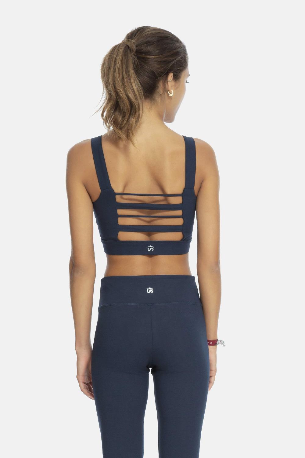 shambhala barcelona Bra Flow Azul Marino Tienda de fábrica