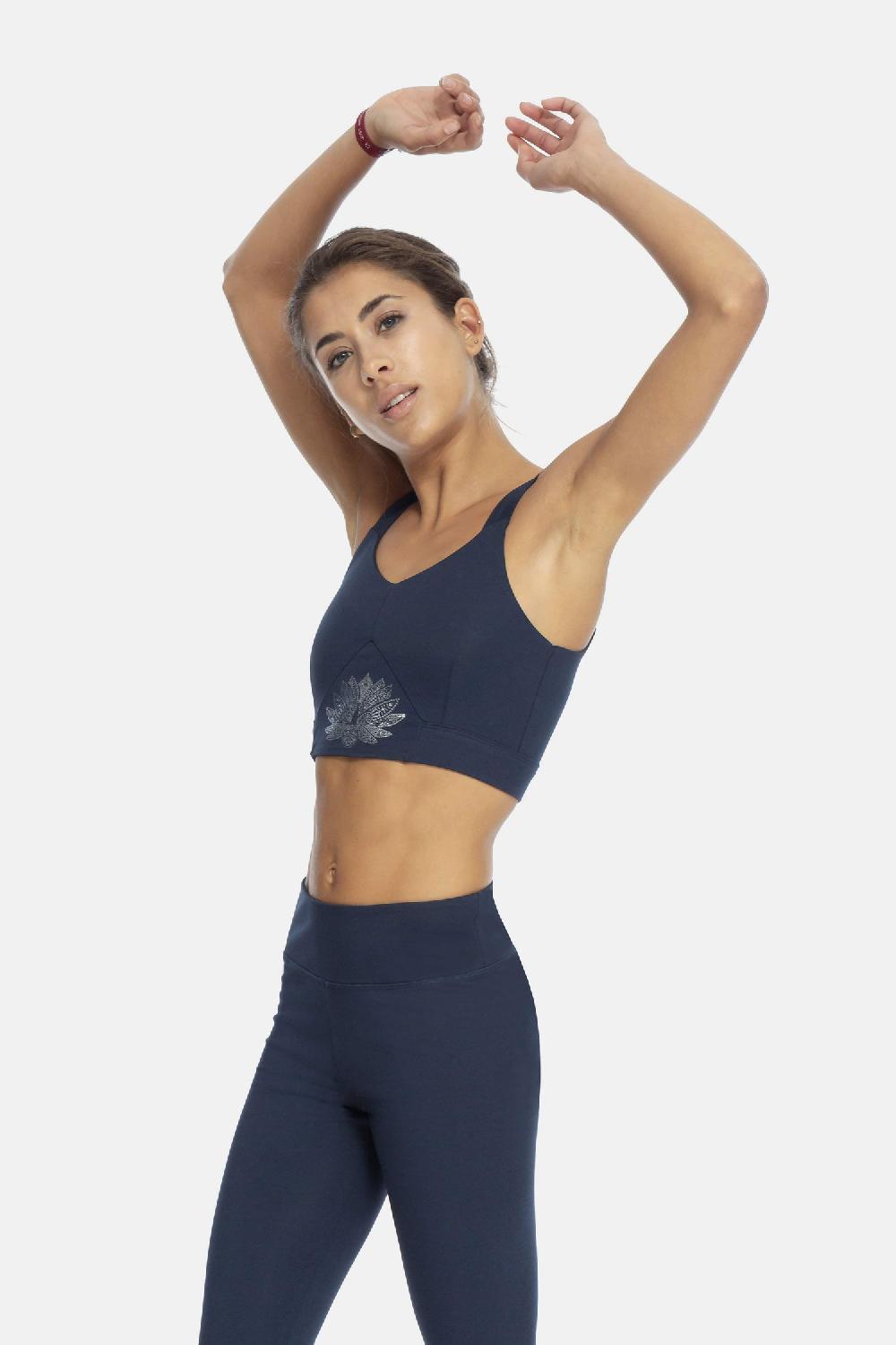 shambhala barcelona Bra Flow Azul Marino Tienda de fábrica