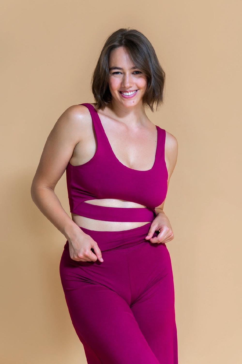 shambhala barcelona Bra Jnana Ciruela Última moda