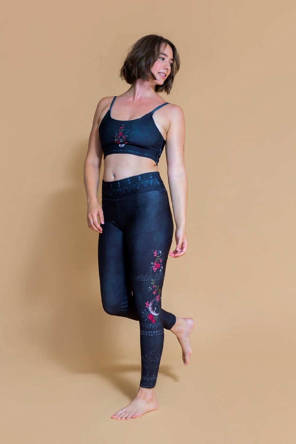 shambhala barcelona Legging Karma Luna Floral Descuento por venta flash