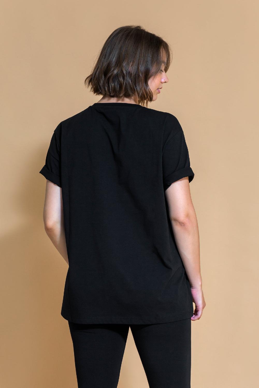 shambhala barcelona Camiseta Om Negro Tienda