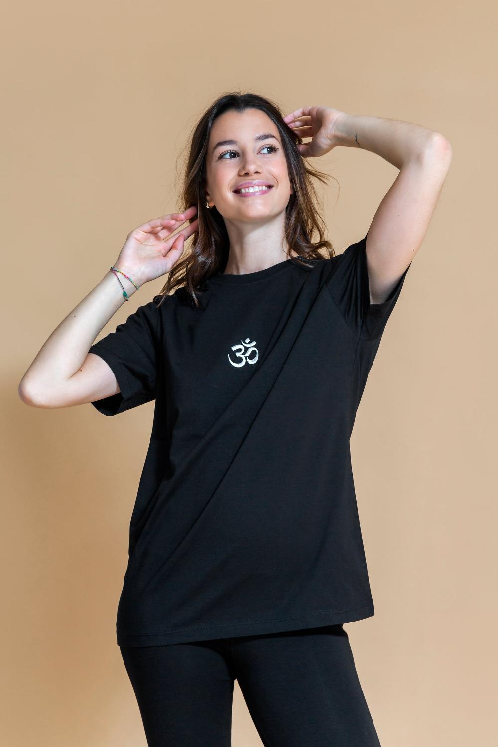 shambhala barcelona Camiseta Om Negro Tienda