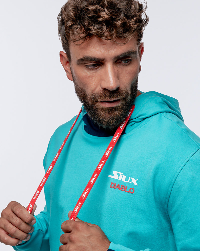 siux SUDADERA CON CAPUCHA SIUX DIABLO SANYO HOMBRE FW24 Envío gratis