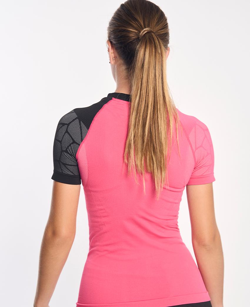 sport hg PRO TEAM Camiseta de manga corta con fibra de carbono fucsia Solo queda un día